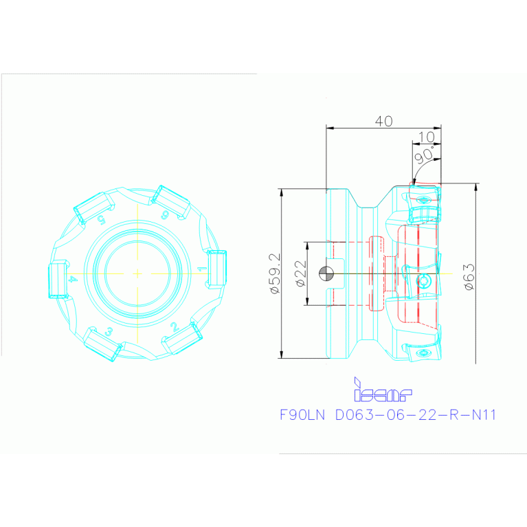 F90LN D063-06-22-R-N11