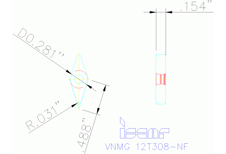 VNMG 12T308-NF IC6025