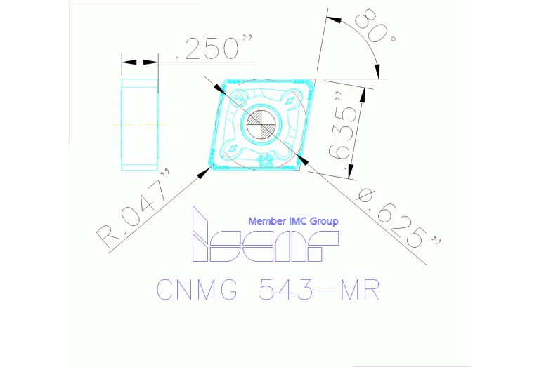 CNMG 160612-MR IC807