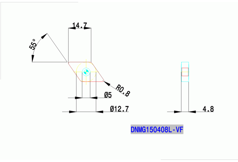 DNMG 150408 L-VF TT8115