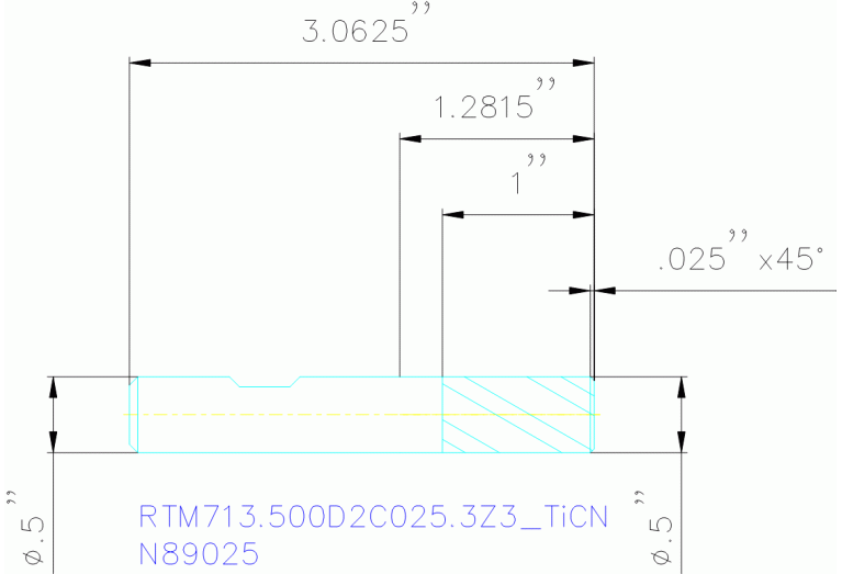 RTM713.500D2C025.3Z3 TICN