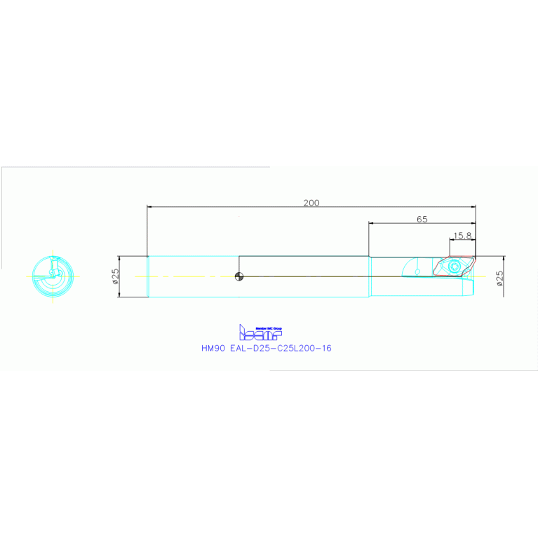 HM90 EAL-D25-C25L200-16