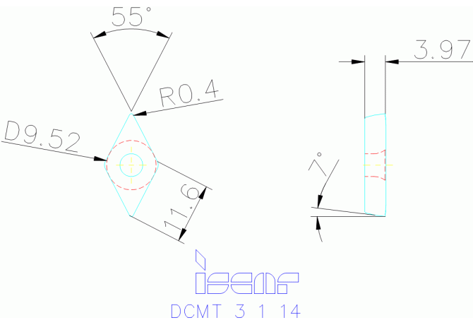 DCMT 11T304-14 IC8150