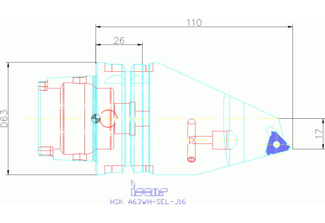 HSK A63WH-SEL-J16