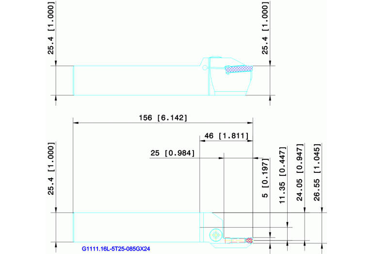 G1111.16L-5T25-085GX24