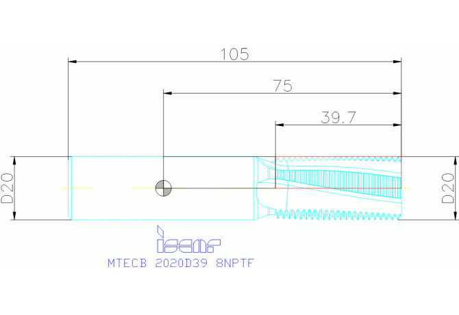 MTECB 2020D39 8NPTF IC908