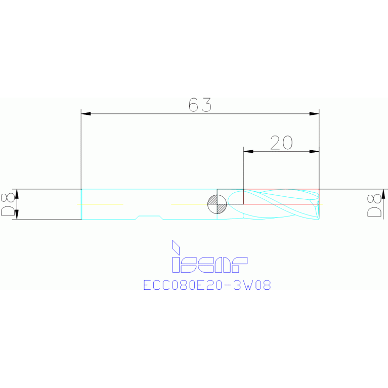 ECC080E20-3W08 IC300