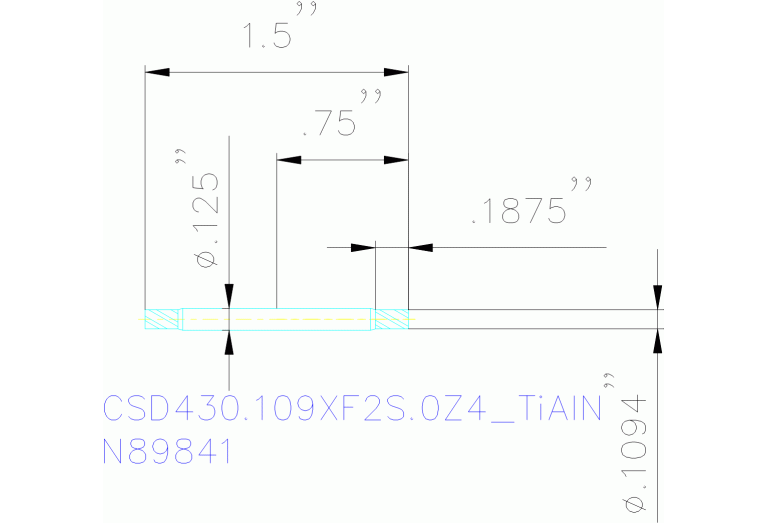 CSD430.109XF2S.0Z4 TIALN