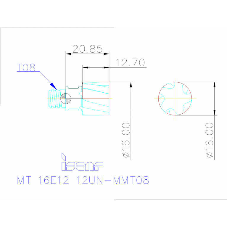 MT 16E12 12UN-MMT08 IC908