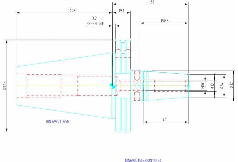 DIN6987150SRKIN12x80