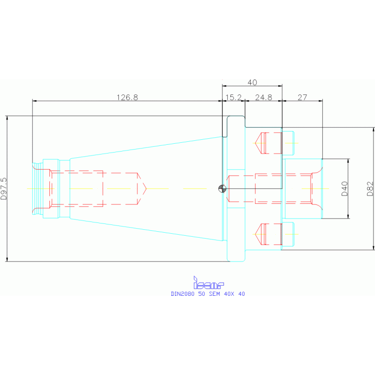 DIN2080 50 SEM 40X 40