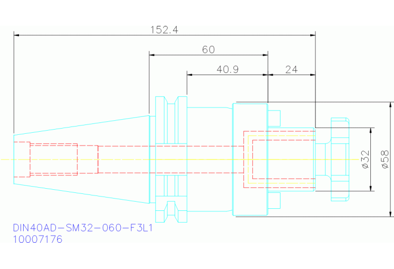DIN40ADB-SM32-060-F3L1