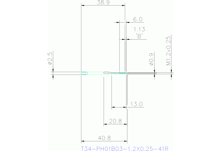 T34-PH01B03-1.2X0.25-41R