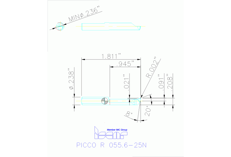 PICCO R 055.6-25N IC908
