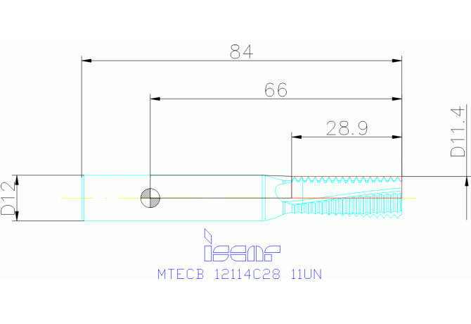 MTECB 12114C28 11UN IC908