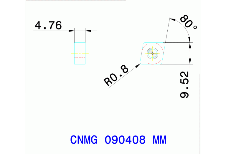 CNMG 090408 MM TT9225