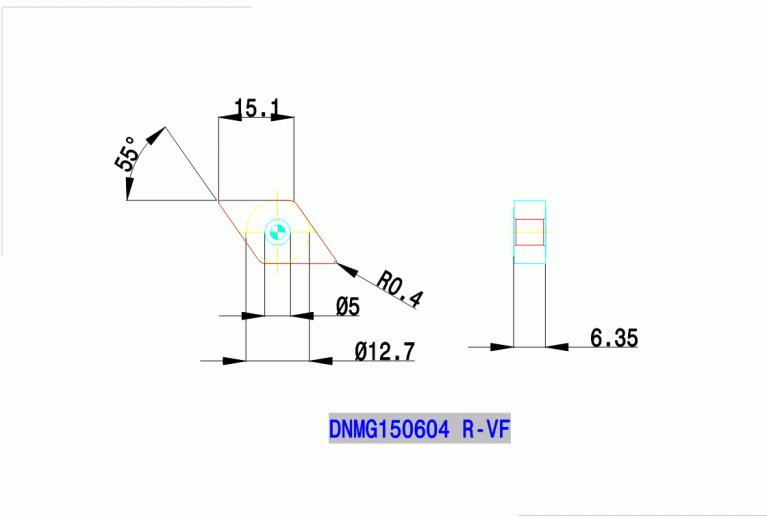 DNMG 150604 R-VF CT3000