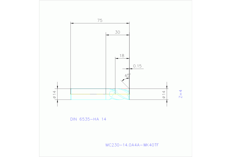 MC230-14.0A4A-WK40TF