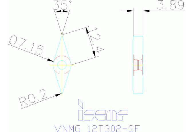 VNMG 12T302-SF IC570