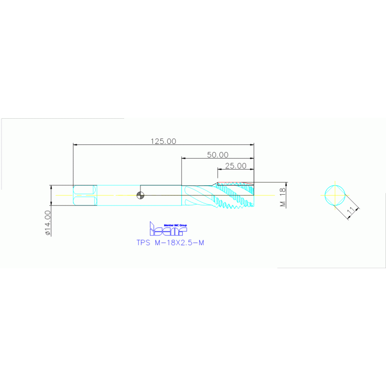 TPS M-18X2.5-M HEST