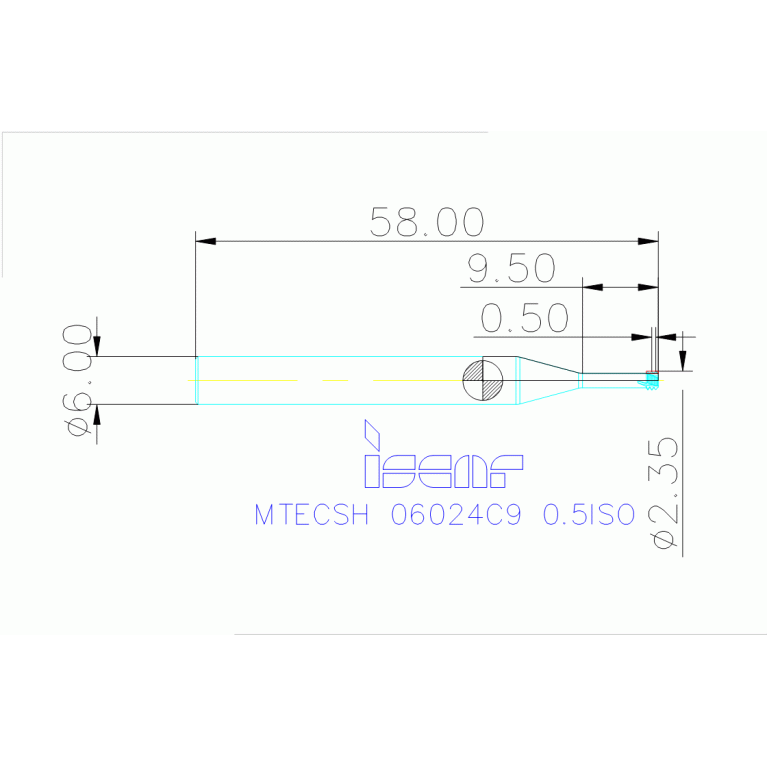 MTECSH 06024C9 0.5ISO IC903