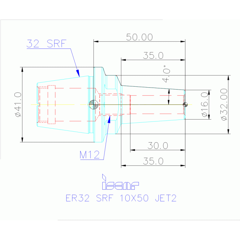 ER32 SRF 10X50 JET2