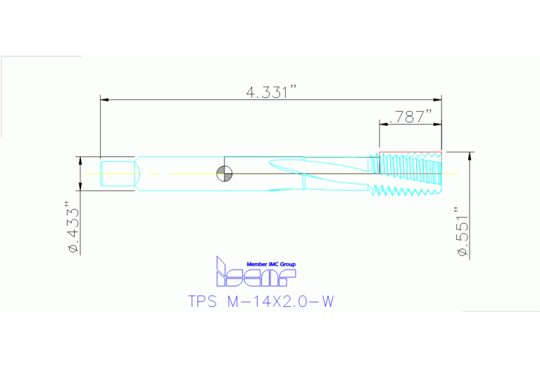 TPS M-14X2.0-W HS