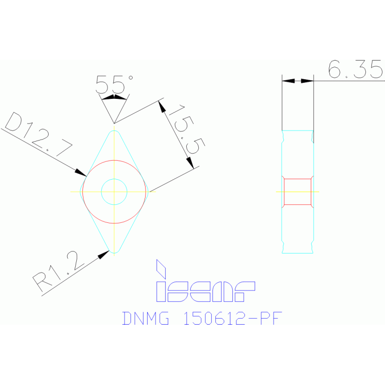 DNMG 150612-PF IC8150