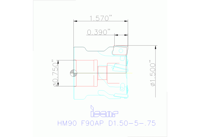 HM90 F90AP D1.50-5-.75