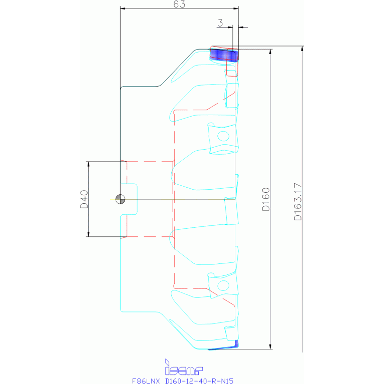 F86LNX D160-12-40-R-N15