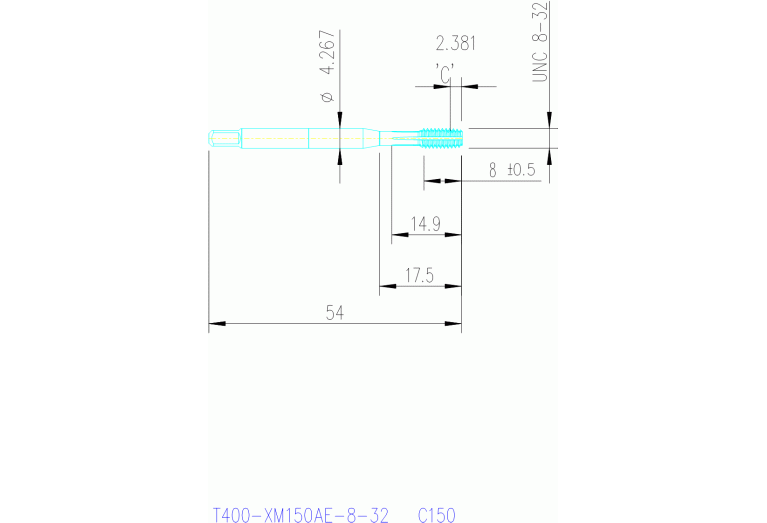 T400-XM150AE-8-32 C150