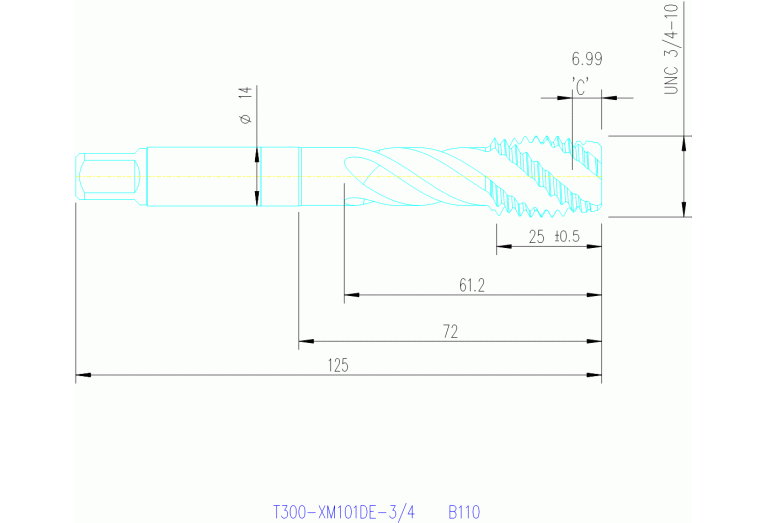 T300-XM101DE-3/4 B145