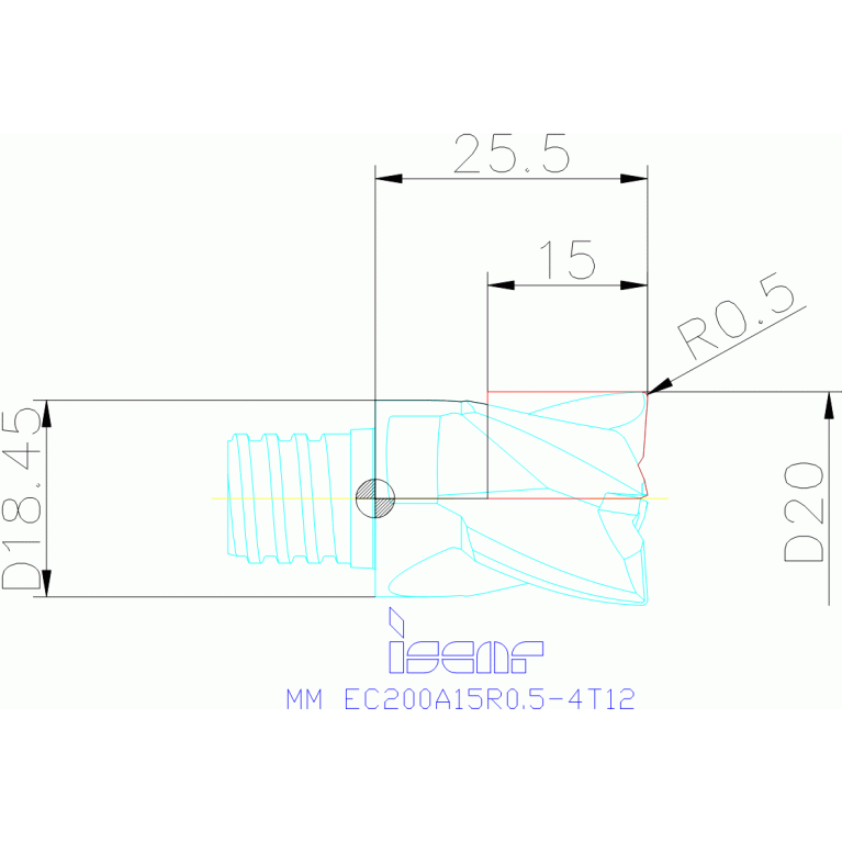 MM EC200A15R0.5-4T12 IC908