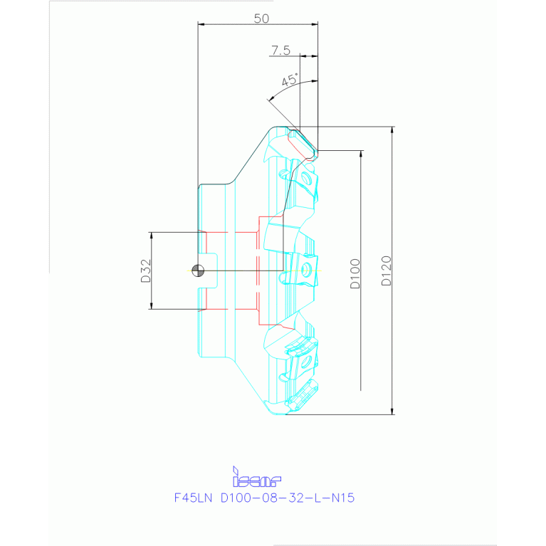 F45LN D100-08-32-L-N15