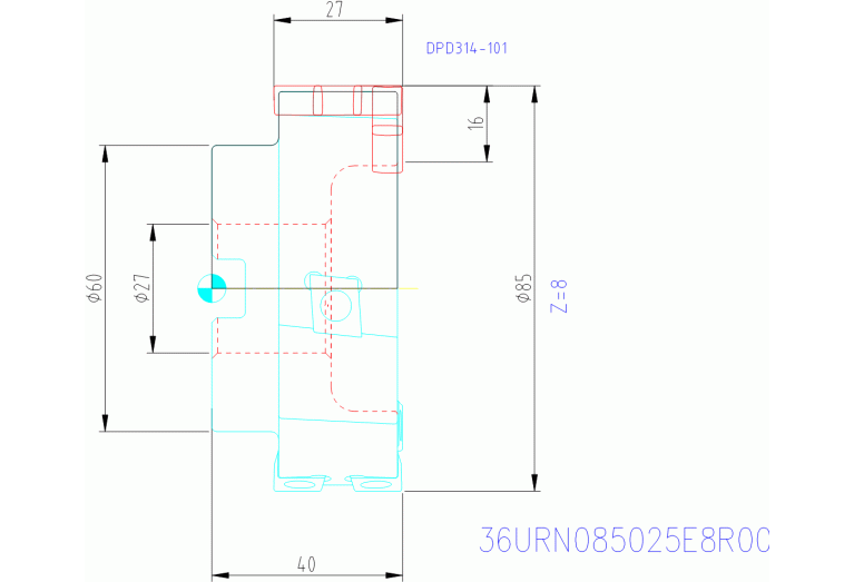 36URN085025E8R00