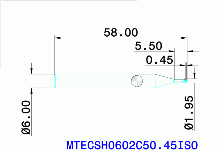 MTECSH 0602C5 0.45ISO IN2006