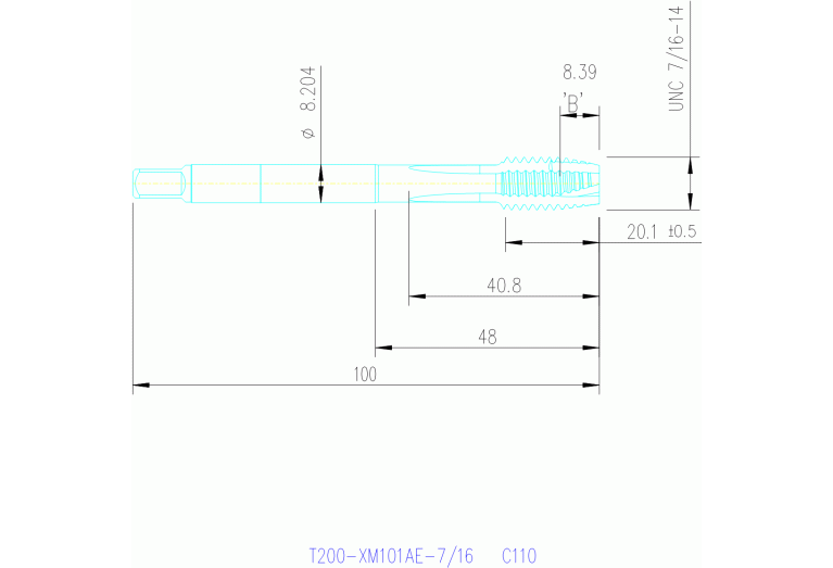 T200-XM101AE-7/16 C150