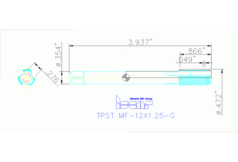 TPST MF-12X1.25-G HENI