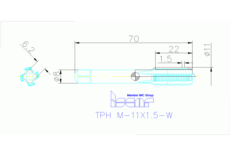 TPH M-11X1.5-W HS