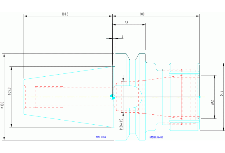 BT50ER50X100