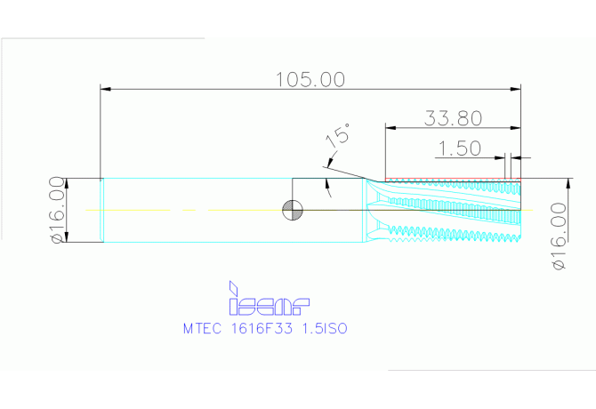 MTEC 1616F33 1.5ISO IC908
