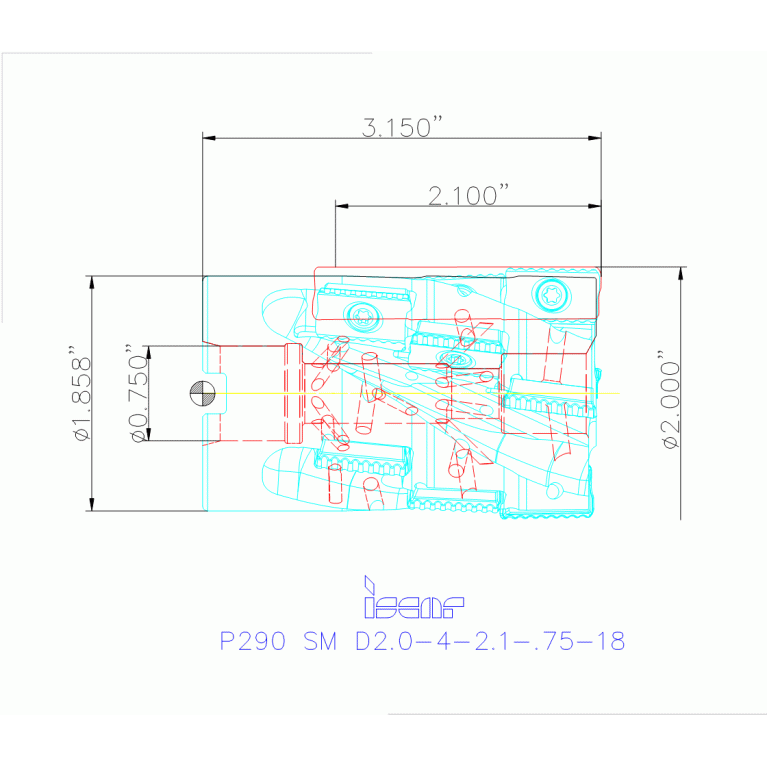 P290 SM D2.0-4-2.1-.75-18