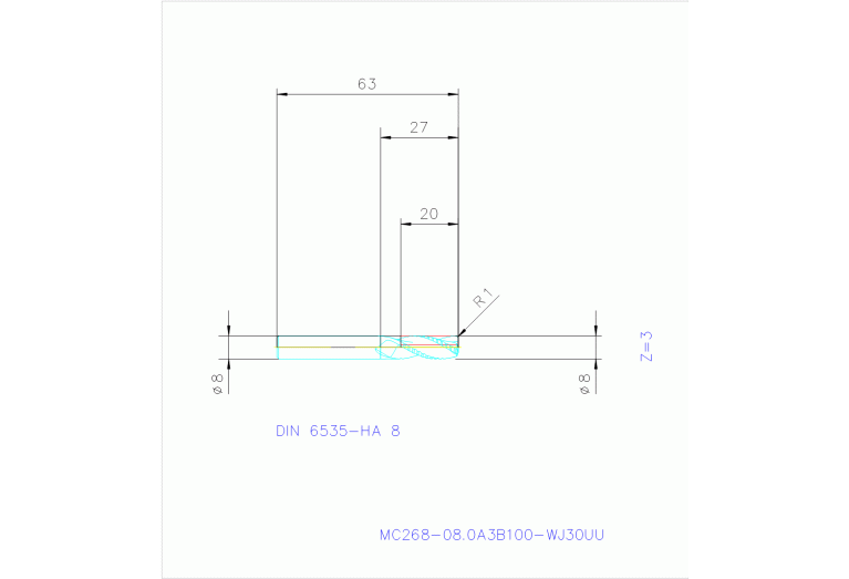 MC268-08.0A3B100-WJ30UU