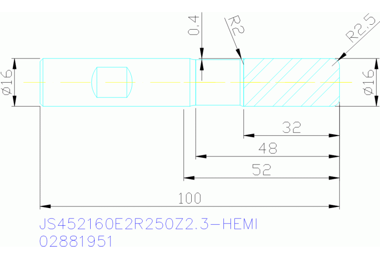 JS452160E2R250Z2.3-HEMI