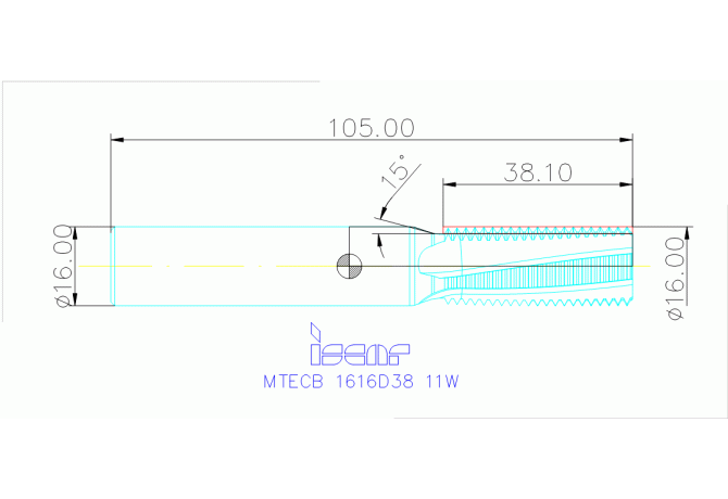 MTECB 1616D38 11W IC908