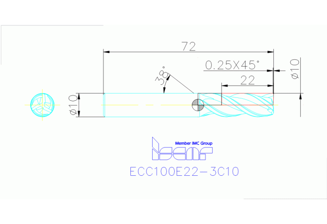 ECC100E22-3C10 IC900