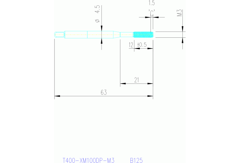 T400-XM100DP-M3 B125