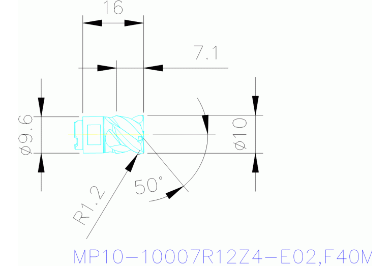MP10-10007R12Z4-E02 F40M