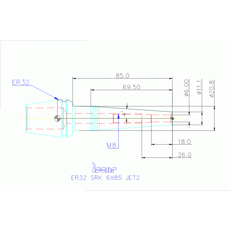 ER32 SRK 6X85 JET2