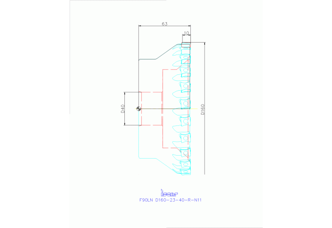 F90LN D160-23-40-R-N11